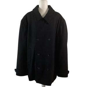 Merona Wool Double Breasted Trench Coat XXL